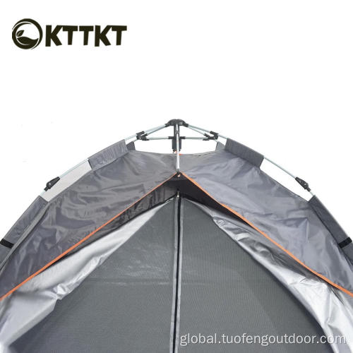 4.5kg grey Automatic Camping trekking double tent